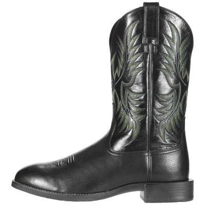 Ariat Heritage Stockman - Western Laarzen Zwart / Groen Heren - 12276-357